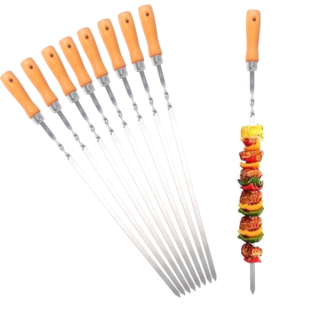 Produktbild von Palaufr Würstchenroller – Edelstahl Mit Holzgriff, Für Grill, Bratwurst & Maiskolben, Bis Zu 10 Stück Gleichzeitig