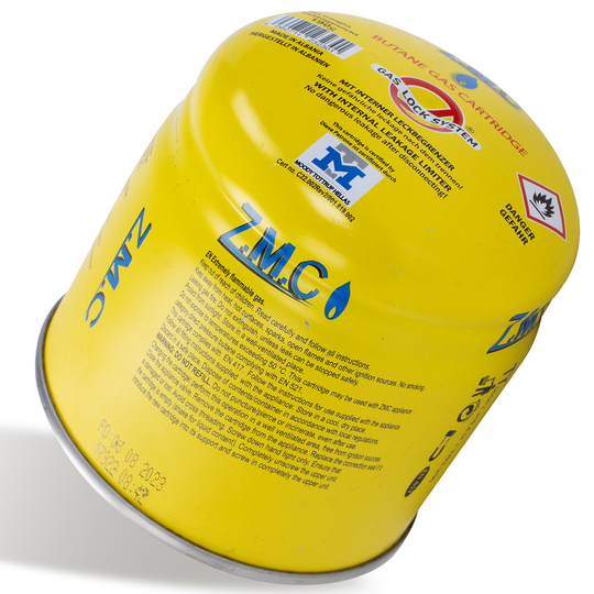 ZMC Butan Gas Kartusche Gaskartuschen Stechkartusche Für Campingkocher Gaskocher 190g C200 EN417 für alle Stechkartuschengeräte, Lötbrenner