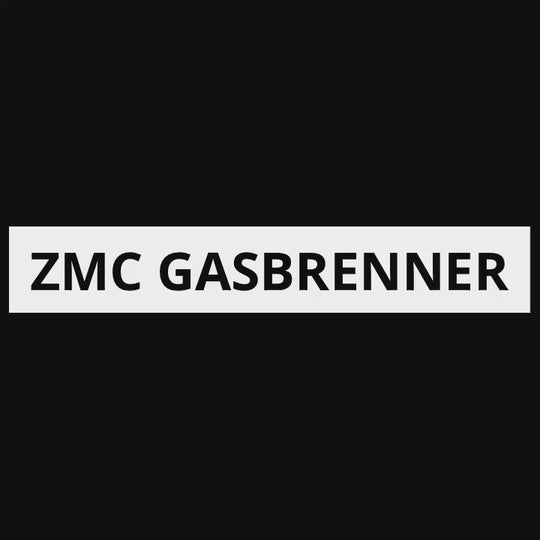 ZMC Gasbrenner 2,2 kW, Flambierbrenner, inkl. Gaskartuschen, Küchenbrenner mit einstellbarer Flamme, Brenneraufsatz für Camping, Lötbrenner für Stechkartuschen 190g